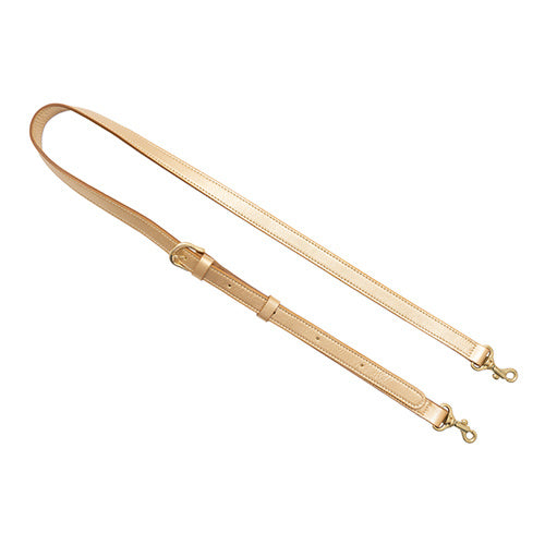 【WEB限定】P.S.SHOULDER STRAP【レザー】(ゴールド )