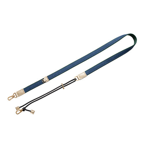 【WEB限定】P.S.SHOULDER STRAP【デニム】幅 20mm(フェード×グリーン)