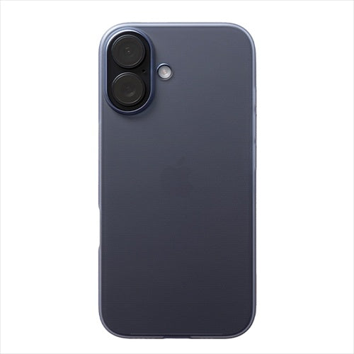 Air Jacket for iPhone 16(Clear Navy) – パワーサポート【公式】