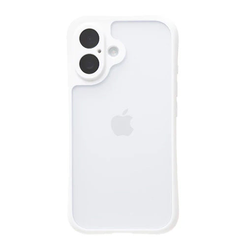 WEB限定】Air Jacket STREAM for iPhone 16(White matte) MagSafeなし