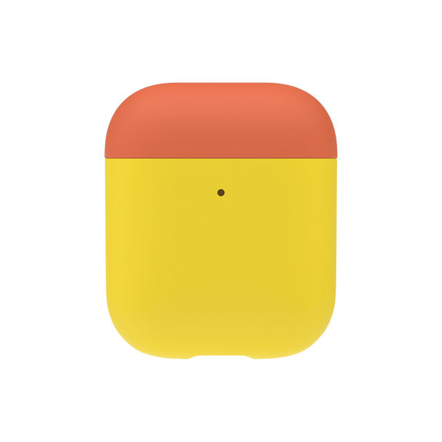 Silicone Dual Cap Case for AirPods (イエロー)