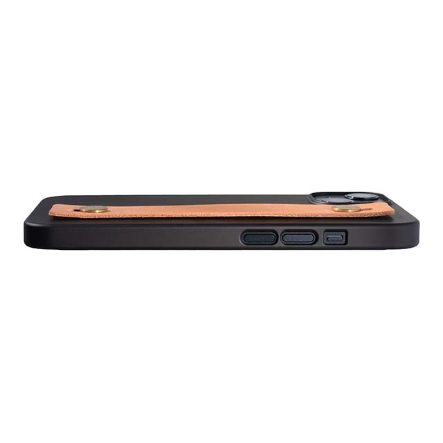 【Web限定】AirJacket Leather Band A(Black) iPhone 13 (Camel)