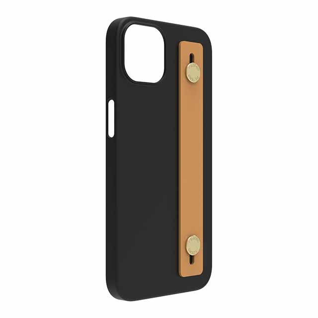 【Web限定】AirJacket Leather Band A(Black) iPhone 13 (Camel)