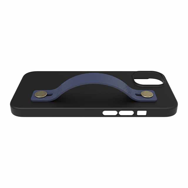 【Web限定】AirJacket Leather Band A(Black) iPhone 13 (Navy)