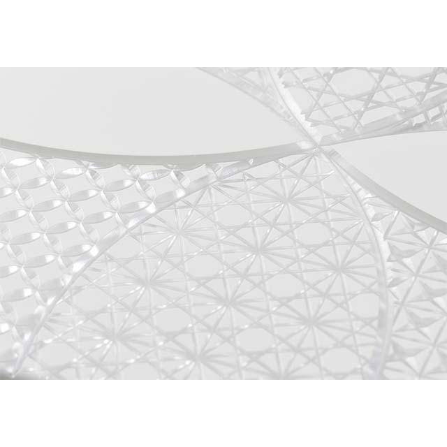 【Web限定】Air Jacket "kiriko" for iPhone 13 Pro Max 千代柄(七宝) (ピュアホワイト)