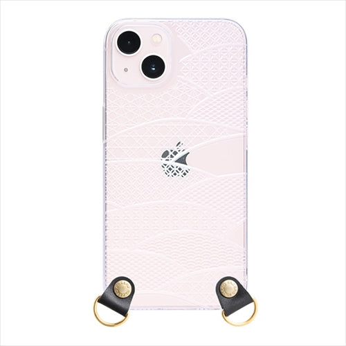 【Web限定】Air Jacket kiriko CB for iPhone 15 千代柄(扇)(クリア)