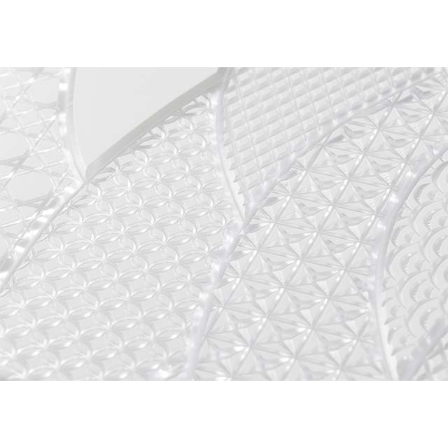 【Web限定】Air Jacket "kiriko" for iPhone 13 千代柄(扇) (ピュアホワイト)