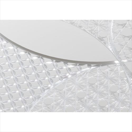 【Web限定】Air Jacket "kiriko" for iPhone 16 Pro Max 千代柄(七宝)(ピュアホワイト)