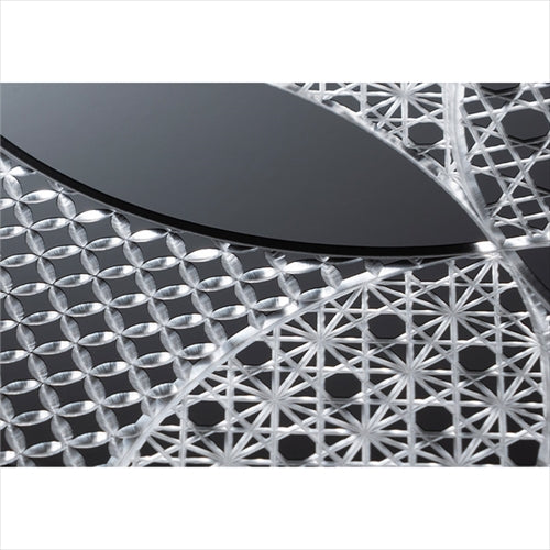 【Web限定】Air Jacket "kiriko" for iPhone 16 Pro Max 千代柄(七宝)(ピアノブラック)