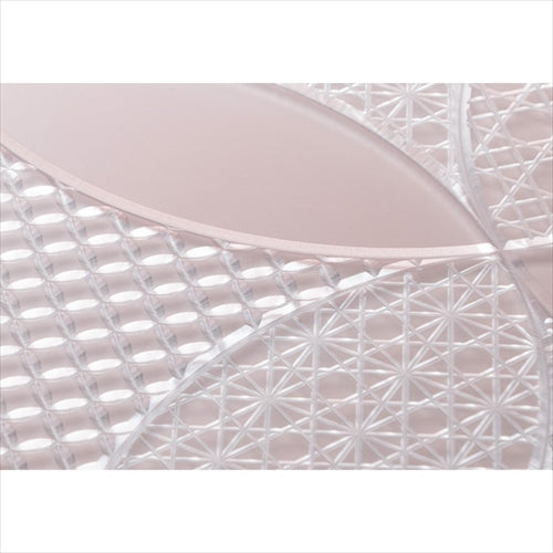 【Web限定】Air Jacket "kiriko" for iPhone 16 千代柄(七宝)(クリアピンク)