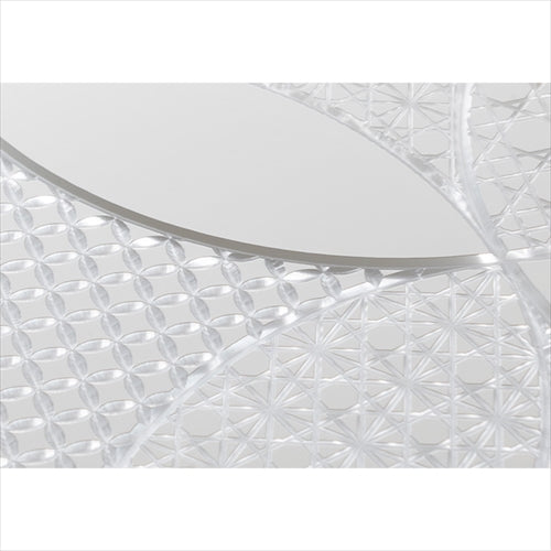 【Web限定】Air Jacket "kiriko" for iPhone 16 千代柄(七宝)(ピュアホワイト)