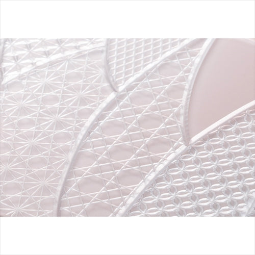 【Web限定】Air Jacket "kiriko" for iPhone 16 Plus 千代柄(扇)(クリアピンク)