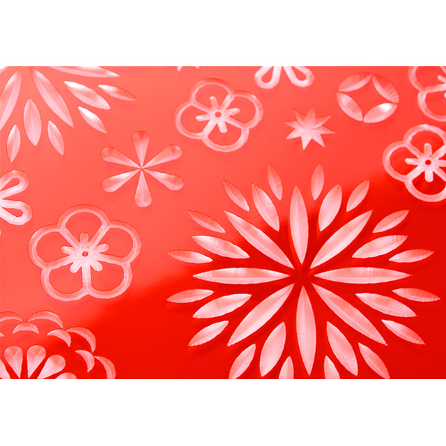 【Web限定】Air Jacket “kiriko” for iPhone12 Pro Max 花 (紅)