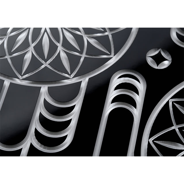 【Web限定】Air Jacket “kiriko” for iPhone12 Pro Max エ霞に鞠 (ピアノブラック)