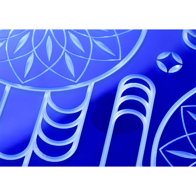 【Web限定】Air Jacket “kiriko” for iPhone12 mini エ霞に鞠 (瑠璃)