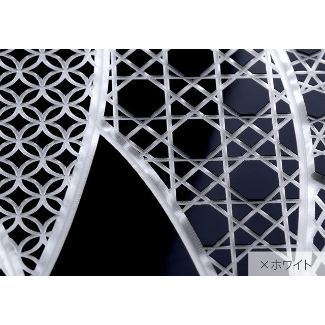 【Web限定】Air Jacket “kiriko” for iPhone XR 千代柄 (扇) ピアノブラック