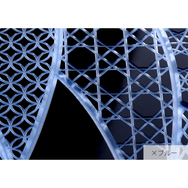 【Web限定】Air Jacket “kiriko” for iPhone XR 千代柄 (扇) ピアノブラック