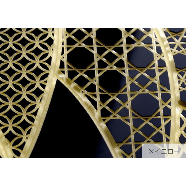 【Web限定】Air Jacket “kiriko” for iPhone XR 千代柄 (扇) ピアノブラック