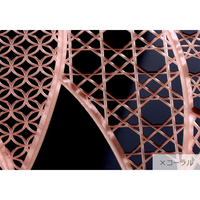 【Web限定】Air Jacket “kiriko” for iPhone XR 千代柄 (扇) ピアノブラック