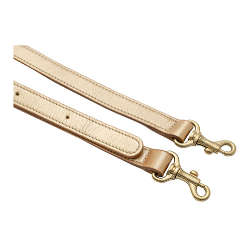【WEB限定】P.S.SHOULDER STRAP【レザー】(ゴールド )