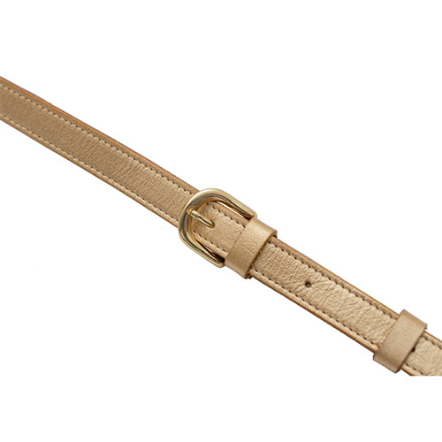 【WEB限定】P.S.SHOULDER STRAP【レザー】(ゴールド )