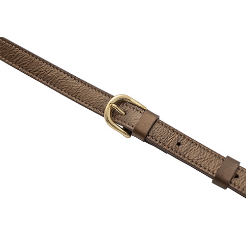 【WEB限定】P.S.SHOULDER STRAP【レザー】(ブロンズ )