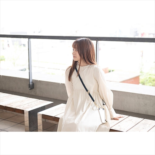 【WEB限定】P.S.SHOULDER STRAP【デニム】幅 20mm(濃紺×グリーン)