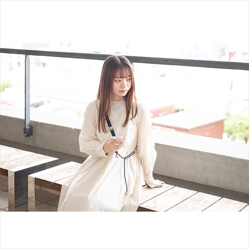 【WEB限定】P.S.SHOULDER STRAP【デニム】幅 20mm(濃紺×グリーン)