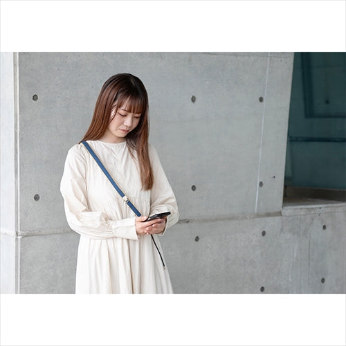 【WEB限定】P.S.SHOULDER STRAP【デニム】幅 20mm(フェード×ベージュ)