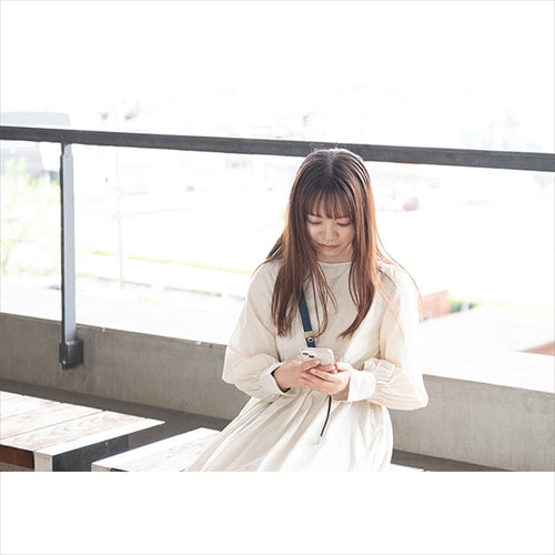 【WEB限定】P.S.SHOULDER STRAP【デニム】幅 20mm(フェード×グリーン)