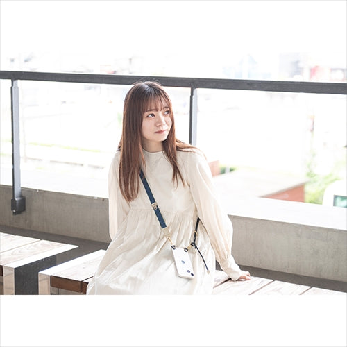 【WEB限定】P.S.SHOULDER STRAP【デニム】幅 20mm(フェード×グリーン)