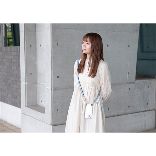 【WEB限定】P.S.SHOULDER STRAP【デニム】幅 20mm(ブリーチ×黒)