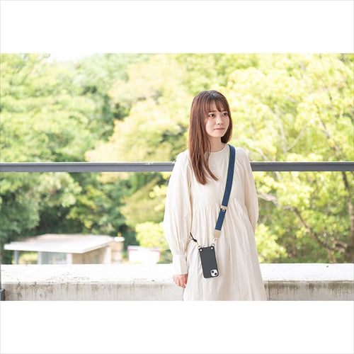 【WEB限定】P.S.SHOULDER STRAP【デニム】幅 30mm(フェード×グリーン)