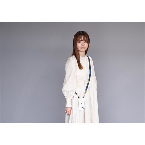 【WEB限定】P.S.SHOULDER STRAP【デニム】幅 30mm(フェード×黒)