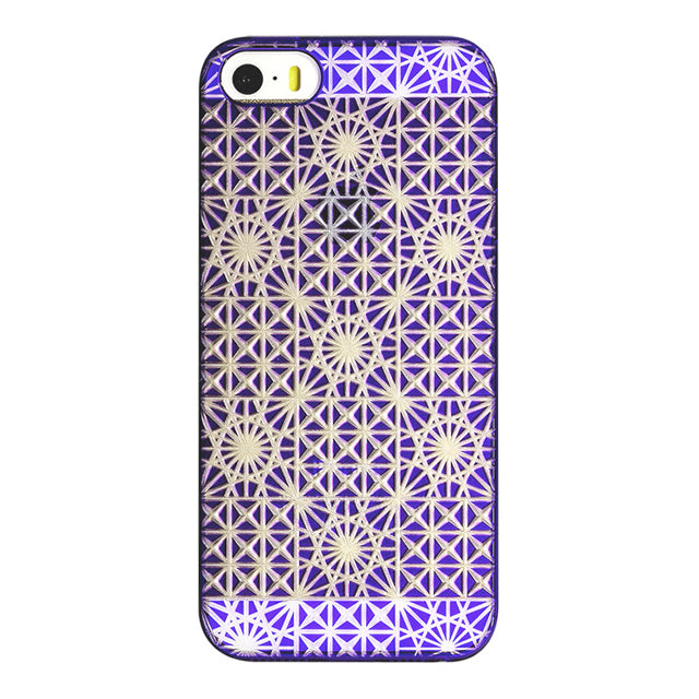 【WEB 限定】AIR JACKET ”kiriko” for iPhone SE/5s/5 (市松紋/菊篭目と麻の葉・葡萄)