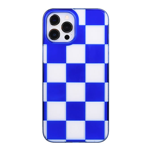 【Web限定】Air Jacket “kiriko” for iPhone12 Pro Max 市松 (瑠璃)