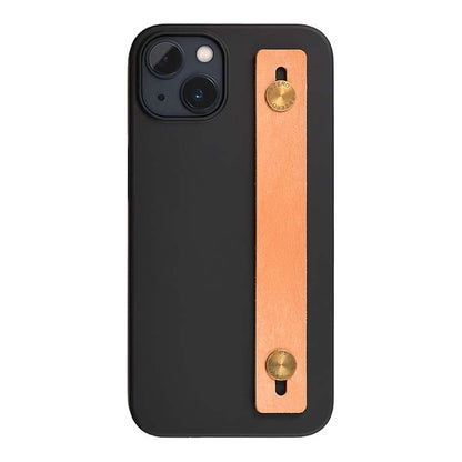 【Web限定】AirJacket Leather Band A(Black) iPhone 13 (Camel)