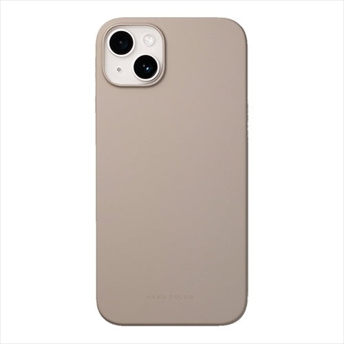 【Web限定】NANA COLOR Air Jacket for iPhone 14 Plus (Greige)
