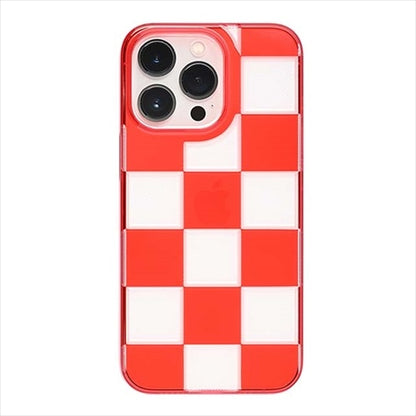【Web限定】Air Jacket "kiriko" for iPhone 14 Pro 市松(紅)