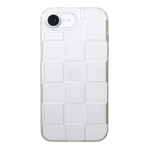 【Web限定】Air Jacket "kiriko" for iPhone 16e 市松(クリア)