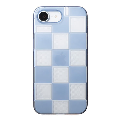 【Web限定】Air Jacket "kiriko" for iPhone 16e 市松(クリアネイビー)