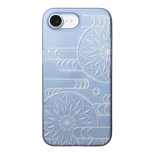 【Web限定】Air Jacket "kiriko" for iPhone 16e エ霞に鞠(クリアネイビー)