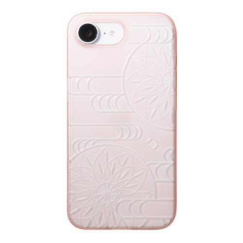 【Web限定】Air Jacket "kiriko" for iPhone 16e エ霞に鞠(クリアピンク)