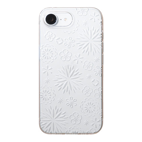【Web限定】Air Jacket "kiriko" for iPhone 16e 花(クリア)