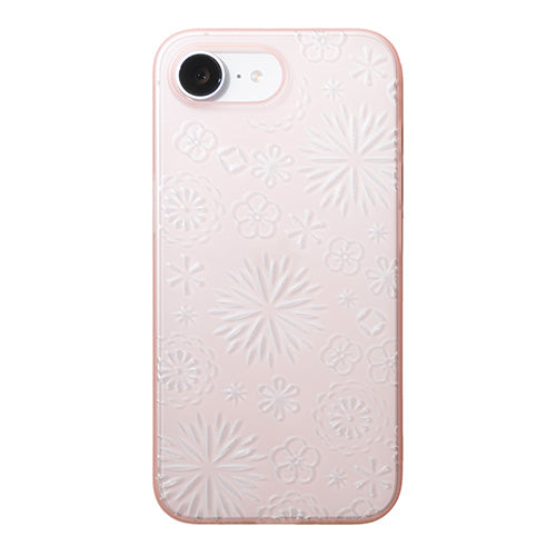 【Web限定】Air Jacket "kiriko" for iPhone 16e 花(クリアピンク)