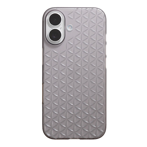 【Web限定】Air Jacket "kiriko" for iPhone 17 麻の葉つなぎ(スモークマット)