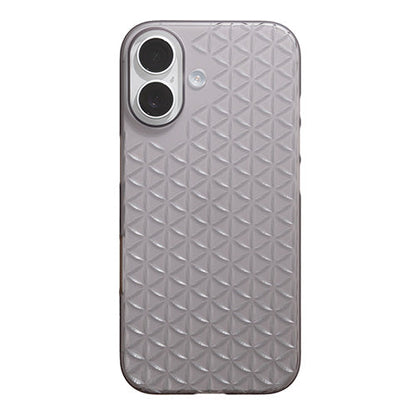 【Web限定】Air Jacket "kiriko" for iPhone 17 麻の葉つなぎ(スモークマット)