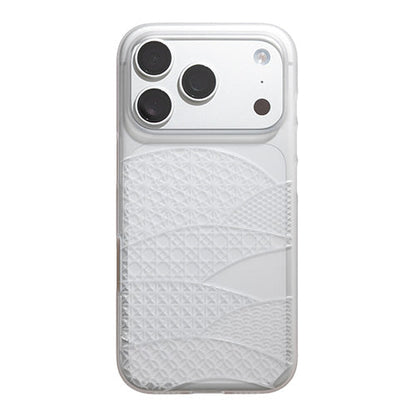 【Web限定】Air Jacket "kiriko" for iPhone 17 Pro 千代柄（扇）(クリアマット)