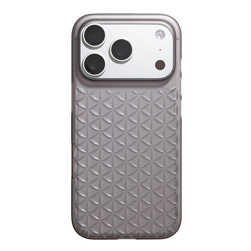 【Web限定】Air Jacket "kiriko" for iPhone 17 Pro 麻の葉つなぎ(スモークマット)