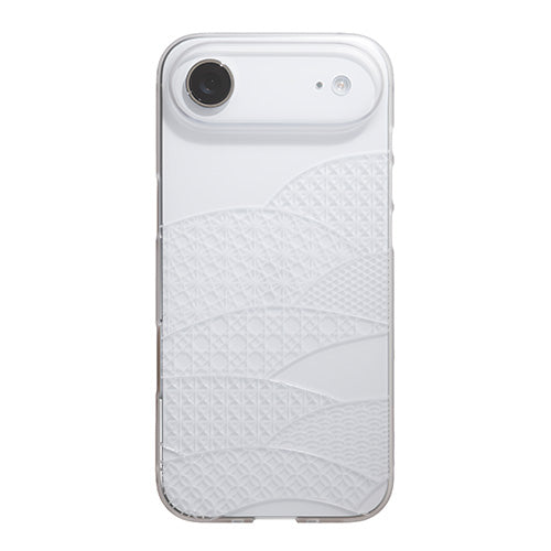 【Web限定】Air Jacket "kiriko" for iPhone Air 千代柄（扇）(クリアマット)